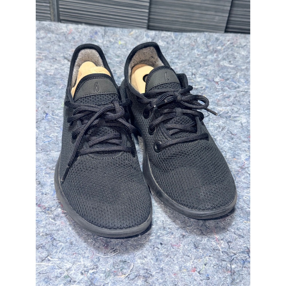 Allbirds Tree Runners Mens 9 Black Black Sustainable Eucalyptus Sneakers TR1M9